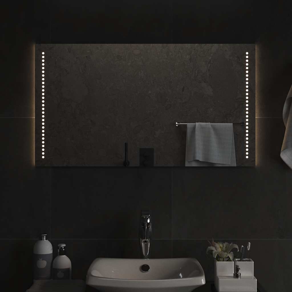 LED kupaonsko ogledalo 90x50 cm