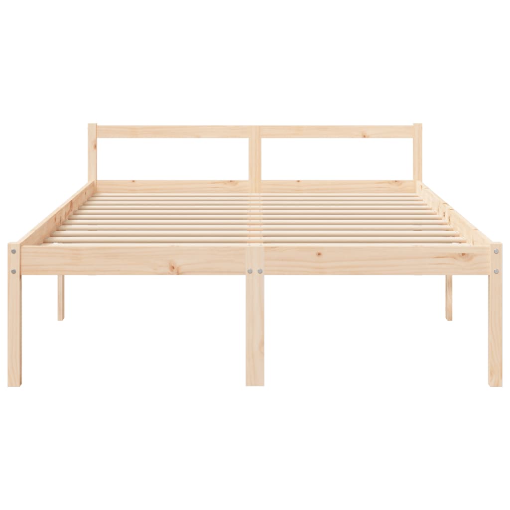 Krevet za starije osobe 160 x 200 cm od masivne borovine