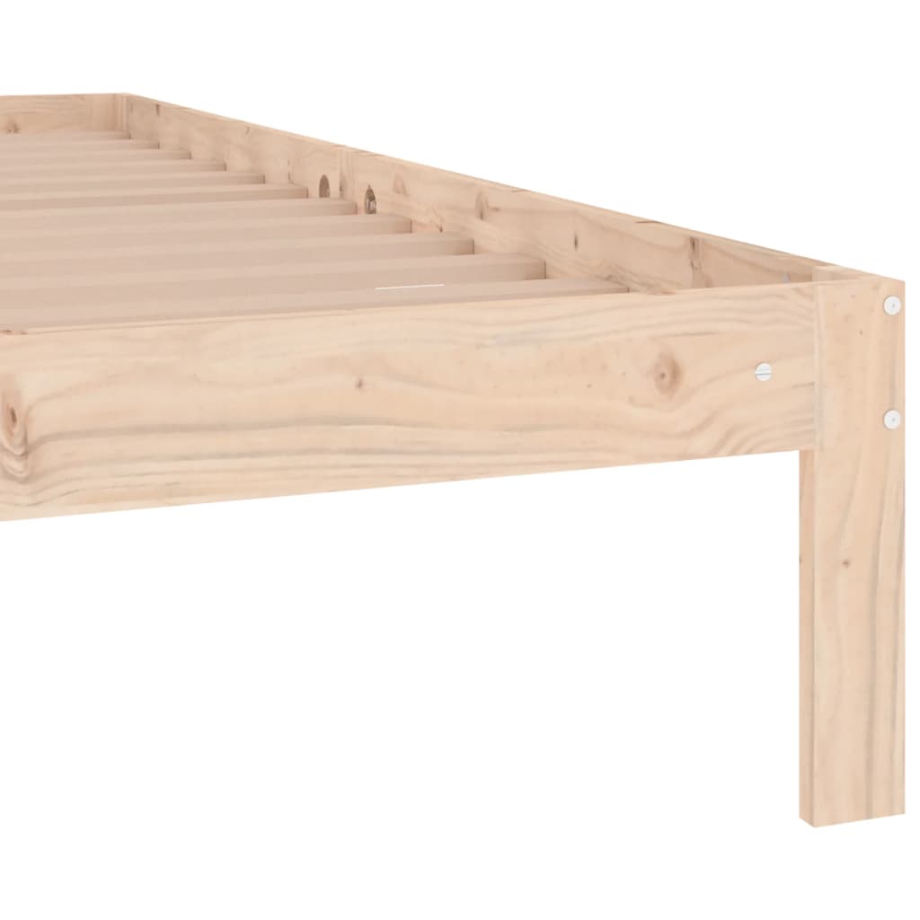 Okvir za krevet od masivnog drva 75 x 190 cm jednokrevetni
