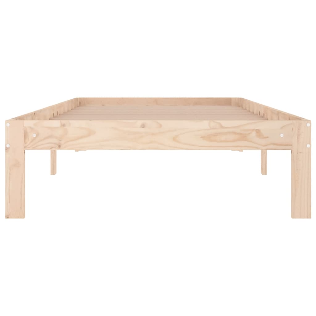 Okvir za krevet od masivnog drva 90 x 190 cm jednokrevetni
