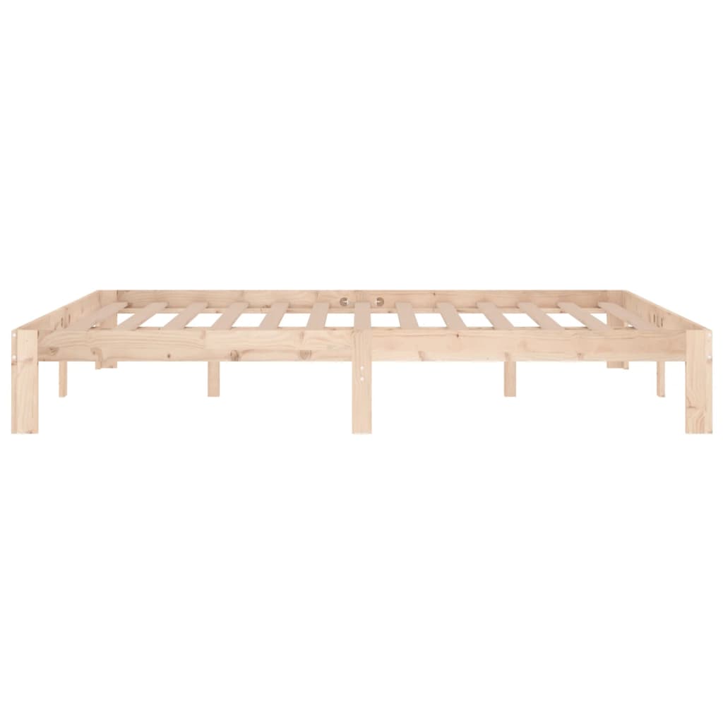 Okvir za krevet od masivnog drva 150 x 200 cm veliki bračni