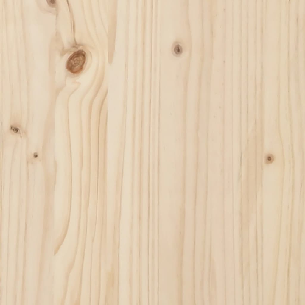 Okvir za krevet od masivnog drva 120 x 190 cm mali bračni