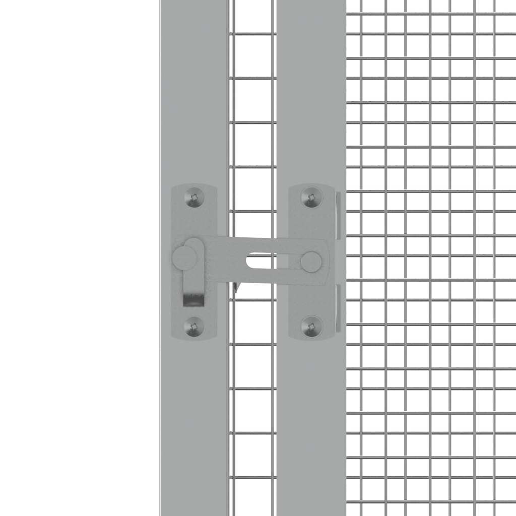 Kavez za ptice sivi 302,5x324,5x211,5 cm od pocinčanog čelika