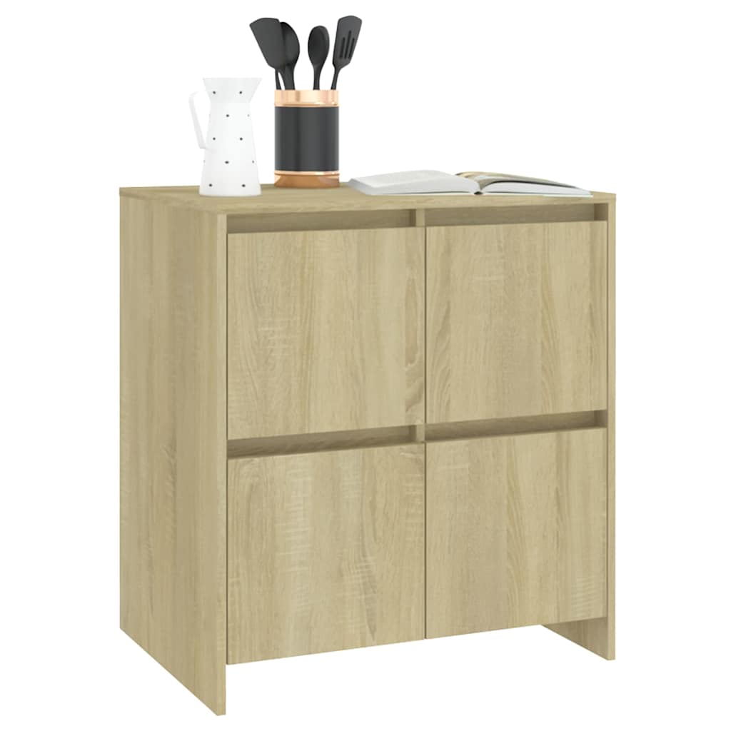 Komode 2 kom boja hrasta sonome 70x41x75 cm konstruirano drvo