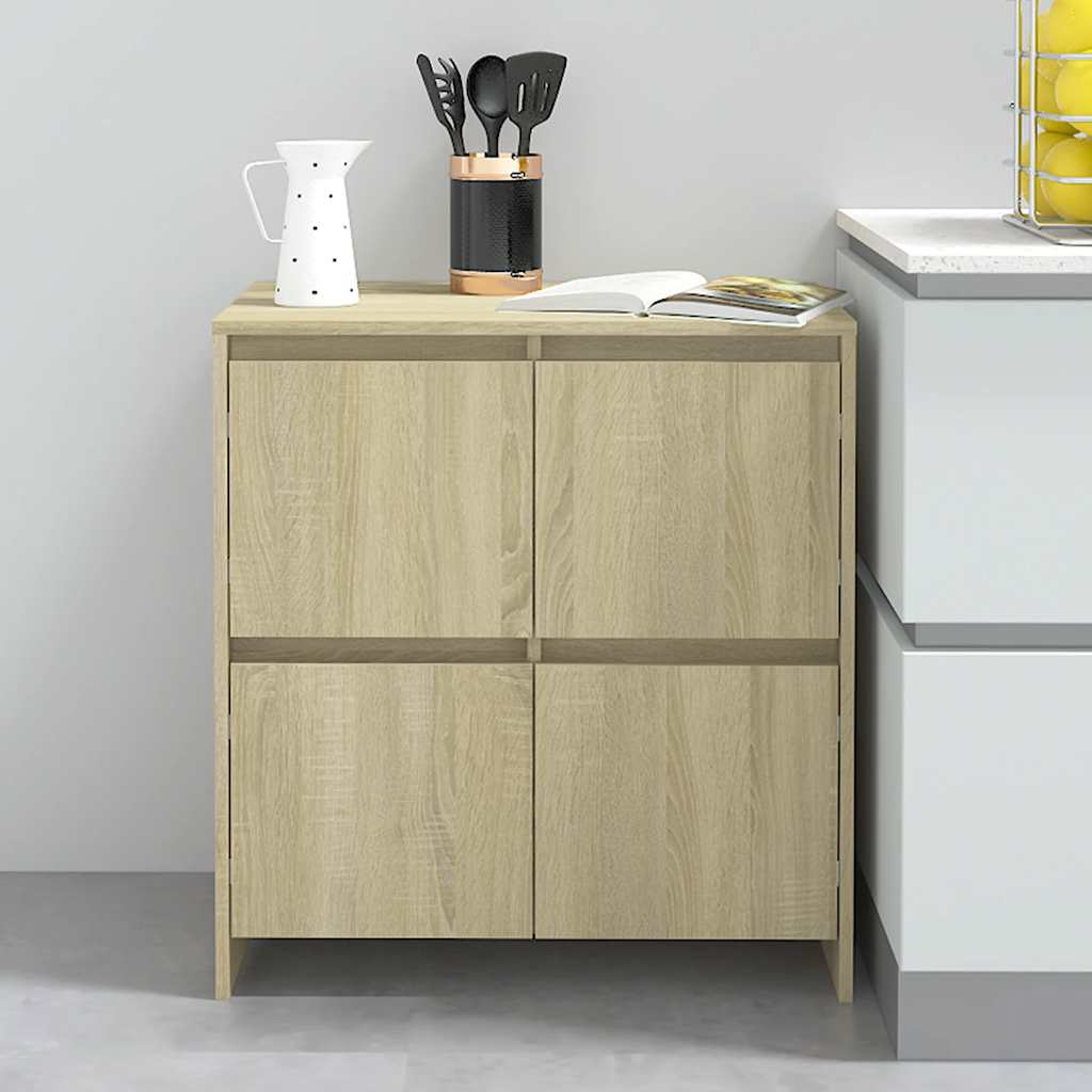 Komode 2 kom boja hrasta sonome 70x41x75 cm konstruirano drvo