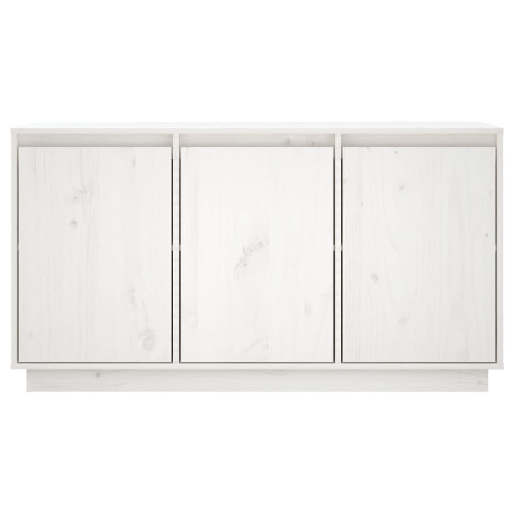 Komoda bijela 111x34x60 cm od masivne borovine