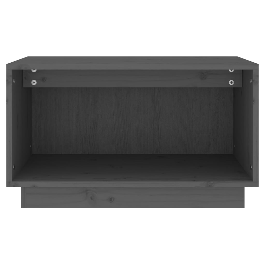 TV ormarić sivi 60 x 35 x 35 cm od masivne borovine