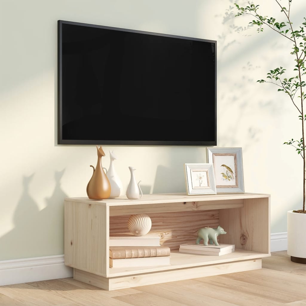 TV ormarić 90 x 35 x 35 cm od masivne borovine