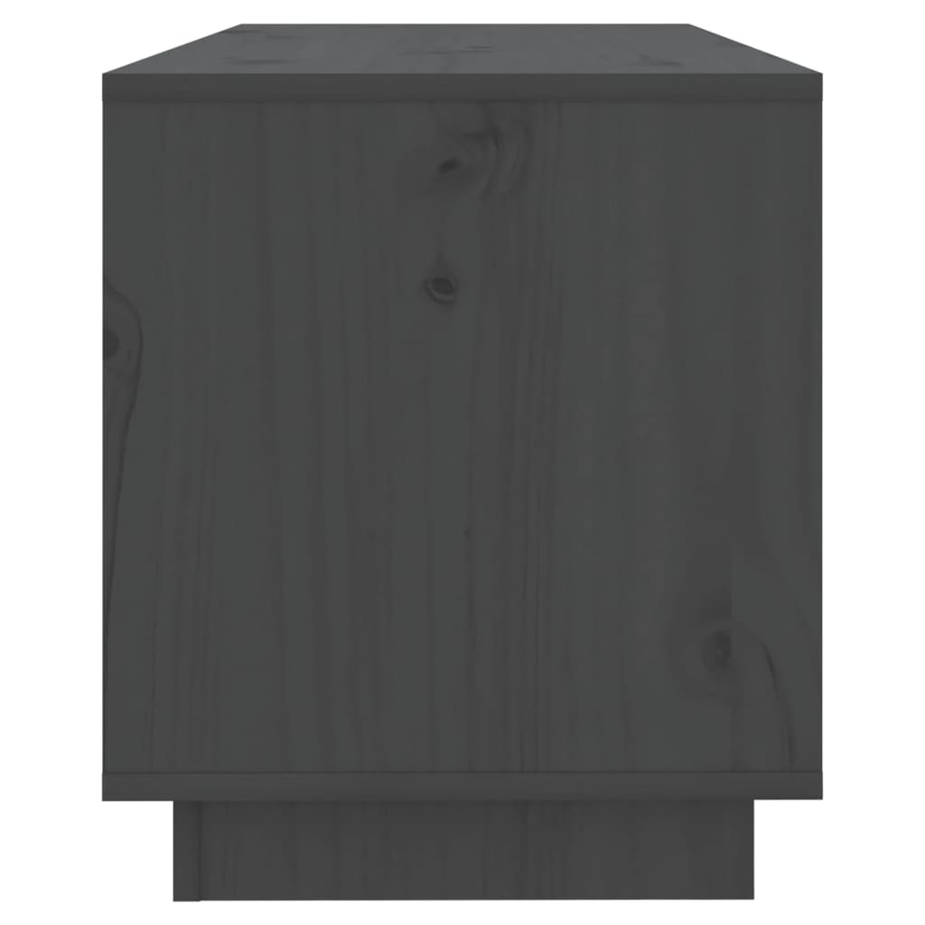 TV ormarić sivi 74 x 34 x 40 cm od masivne borovine