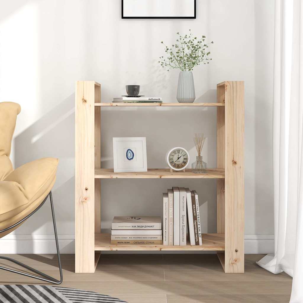 Ormar za knjige/Pregrada za sobu 80x35x91 cm Masivno drvo Bor