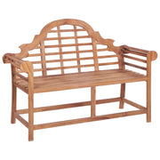 Vrtna klupa 127 x 58,5 x 92,5 cm od masivne tikovine