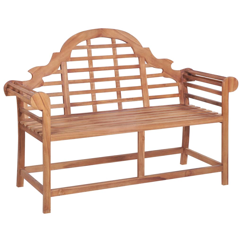 Vrtna klupa 127 x 58,5 x 92,5 cm od masivne tikovine