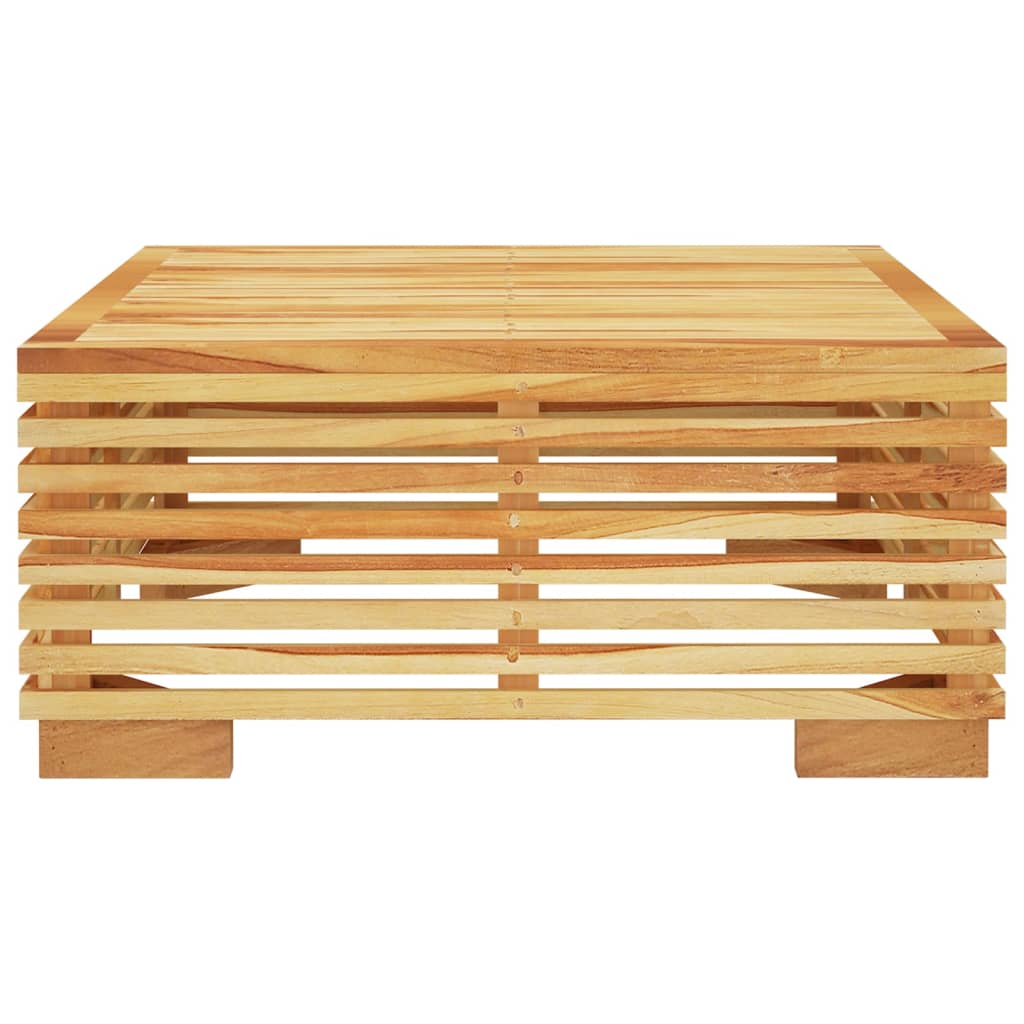 Vrtni stolić za kavu 69,5 x 69,5 x 31 cm od masivne tikovine