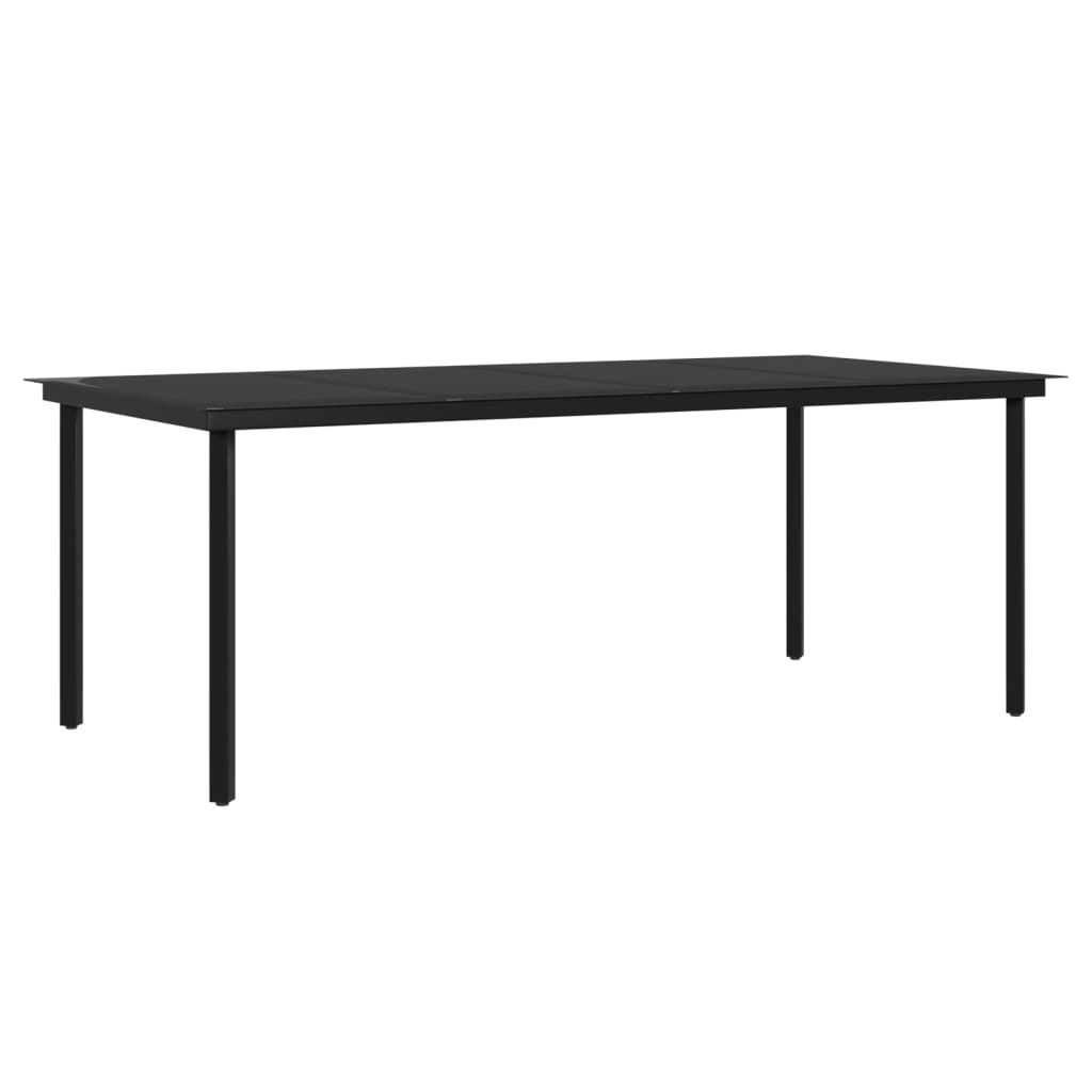 9-dijelni vrtni blagovaonski set s jastucima smeđe-crni