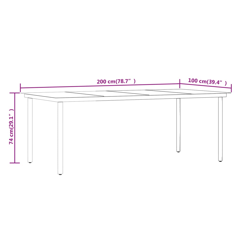 9-dijelni vrtni blagovaonski set s jastucima sivi