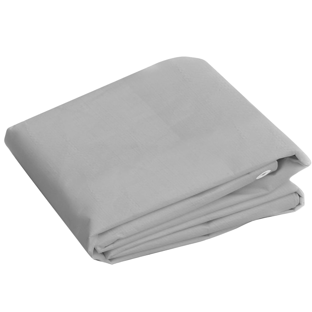 Cerada 260 g/m² 6 x 12 m siva HDPE