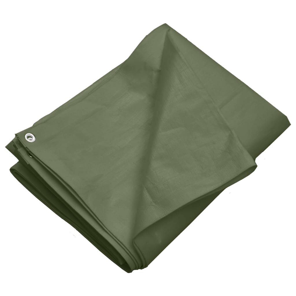 Cerada 260 g/m² 6 x 10 m zelena HDPE