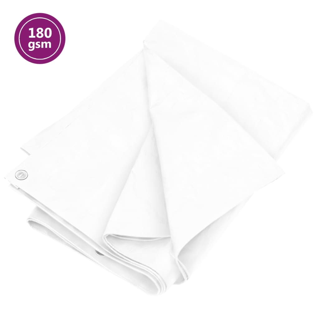 Cerada 180 g/m² 8 x 8 m bijela HDPE