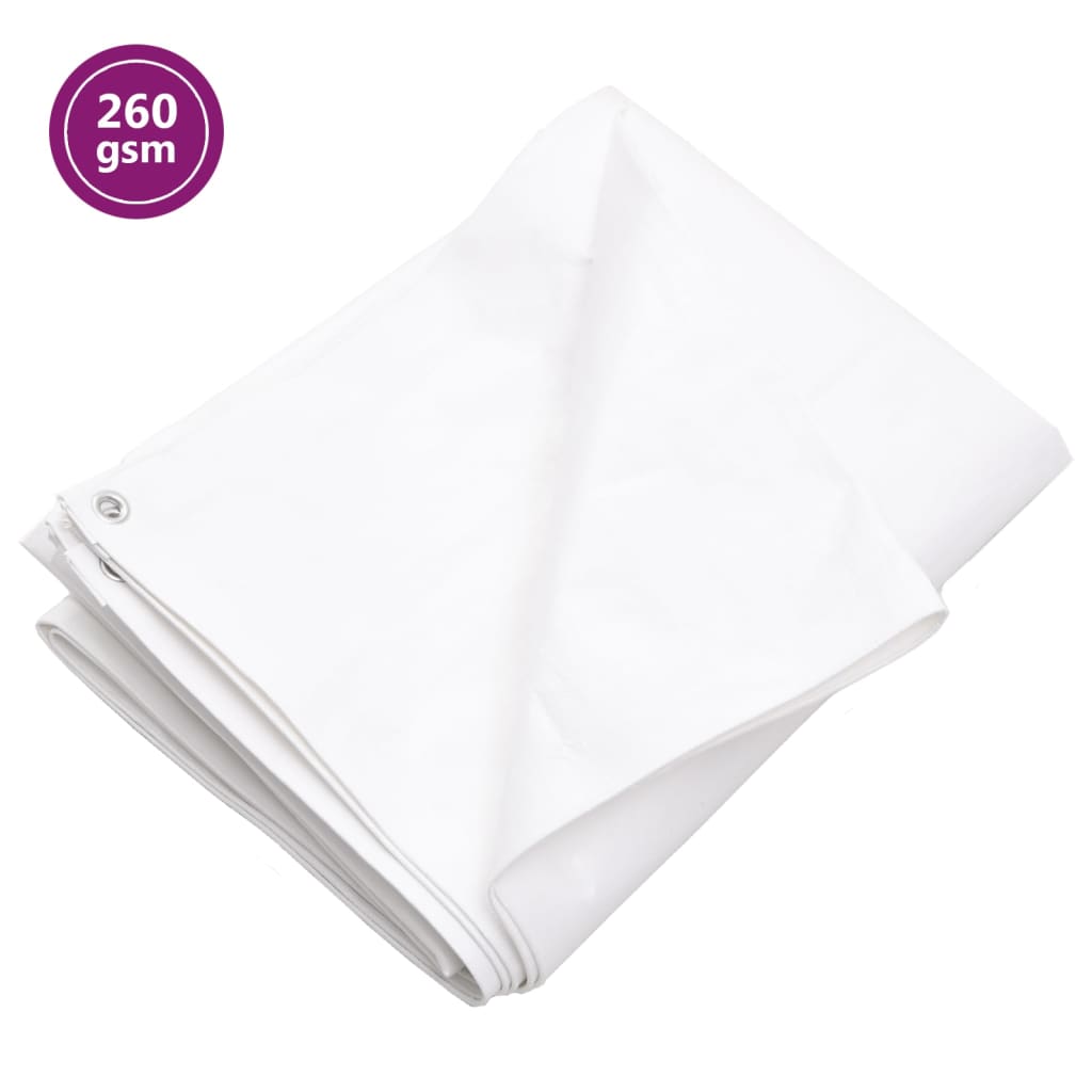 Cerada 260 g/m² 6x6 m bijela HDPE