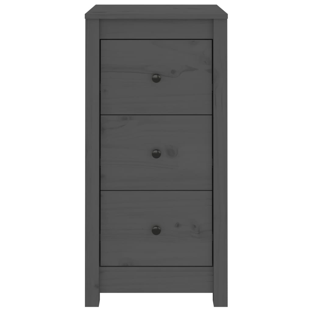 Komode 2 kom sive 40 x 35 x 80 cm od masivne borovine