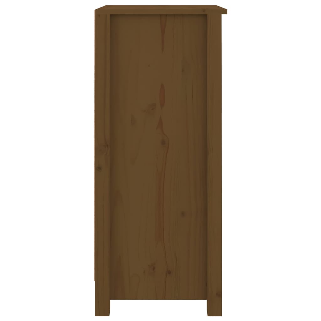 Komode 2 kom boja meda 40x35x80 cm od masivne borovine