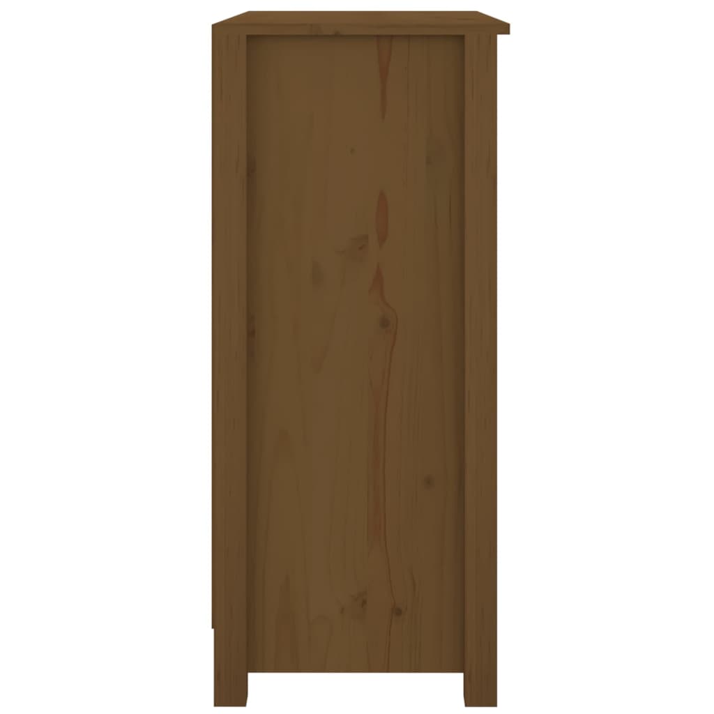 Komoda smeđa boja meda 70 x 35 x 80 cm od masivne borovine