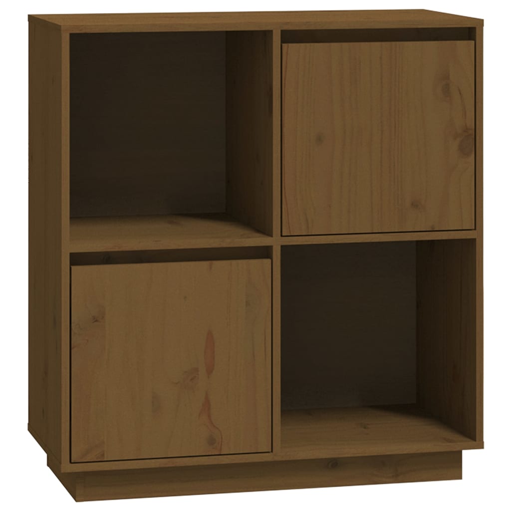 Komoda smeđa boja meda 74 x 35x 80 cm od masivne borovine