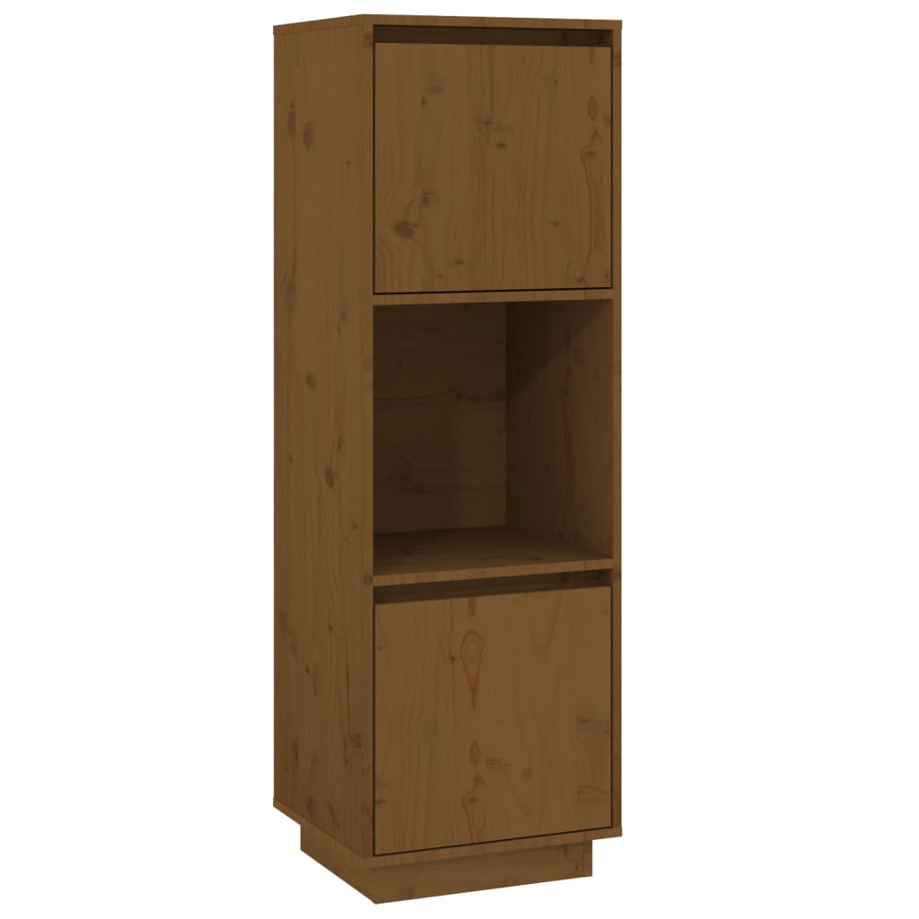 Visoka komoda boja meda 38 x 35 x 117 cm od masivne borovine