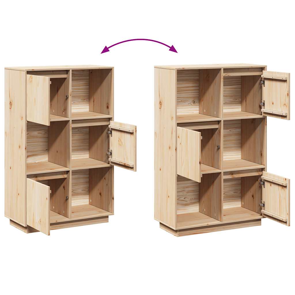 Visoka komoda 74 x 35 x 117 cm od masivne borovine