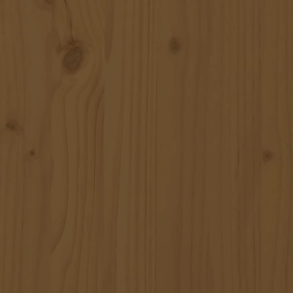 Visoka komoda boja meda 110,5 x 35 x 117 cm od masivne borovine