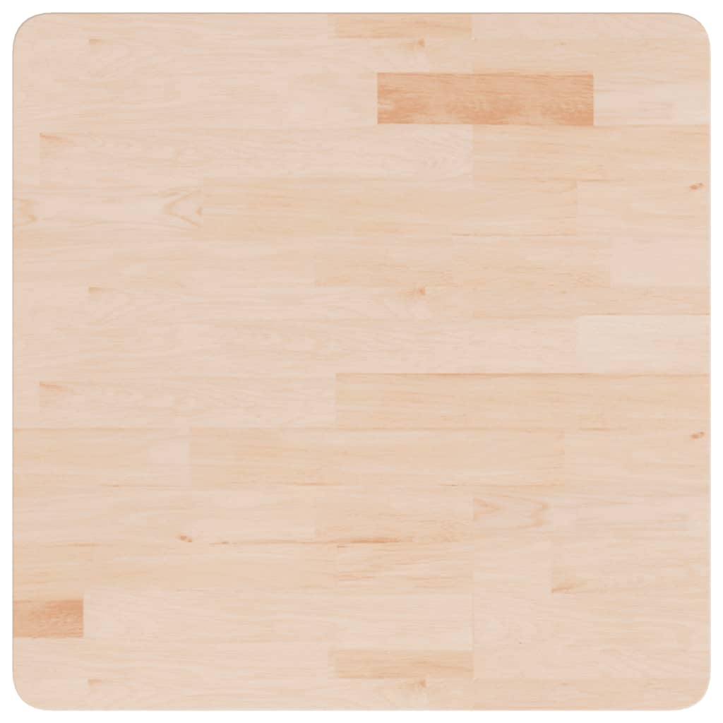 Četvrtasta stolna ploča 60x60x1,5 cm netretirana hrastovina