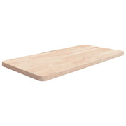 Kupaonska radna ploča 80x40x2,5 cm netretirano masivno drvo