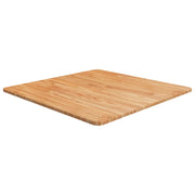 Četvrtasta stolna ploča svjetlosmeđa 70x70x1,5 cm od hrastovine