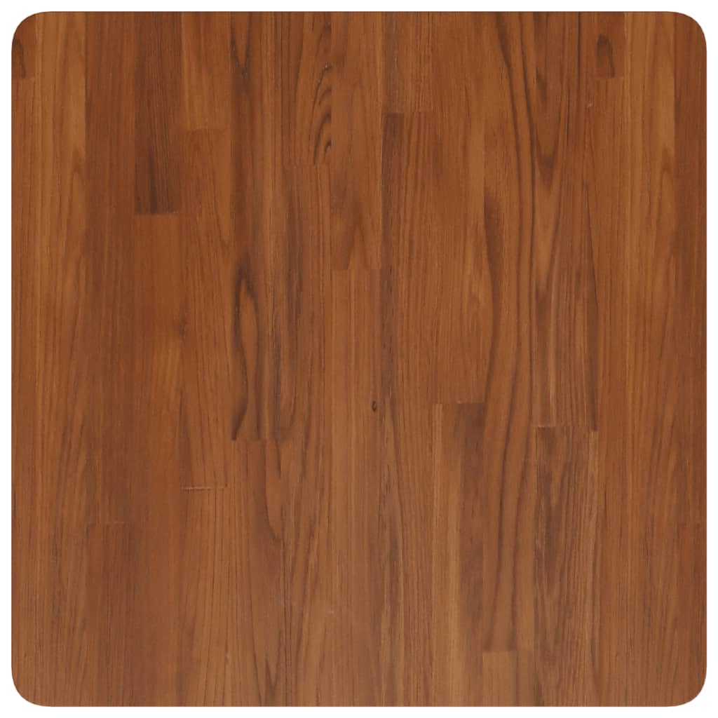 Četvrtasta stolna ploča tamnosmeđa 60x60x1,5 cm tretirani hrast