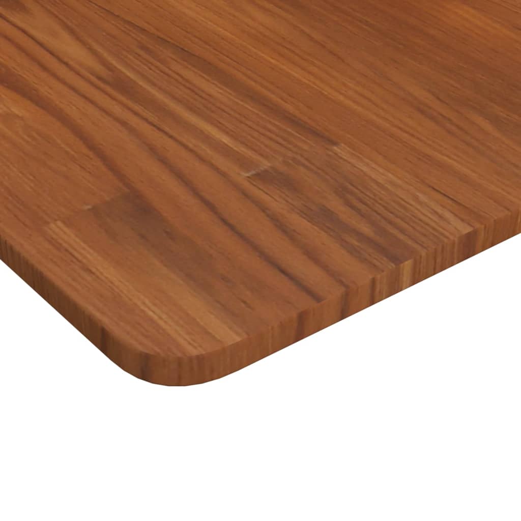 Četvrtasta stolna ploča tamnosmeđa 80x80x1,5 cm tretirani hrast