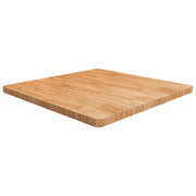 Četvrtasta stolna ploča smeđa 90x90x4 cm tretirana hrastovina