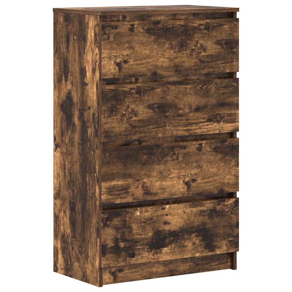Komoda boja dimljenog hrasta 60x35x98,5 cm konstruirano drvo