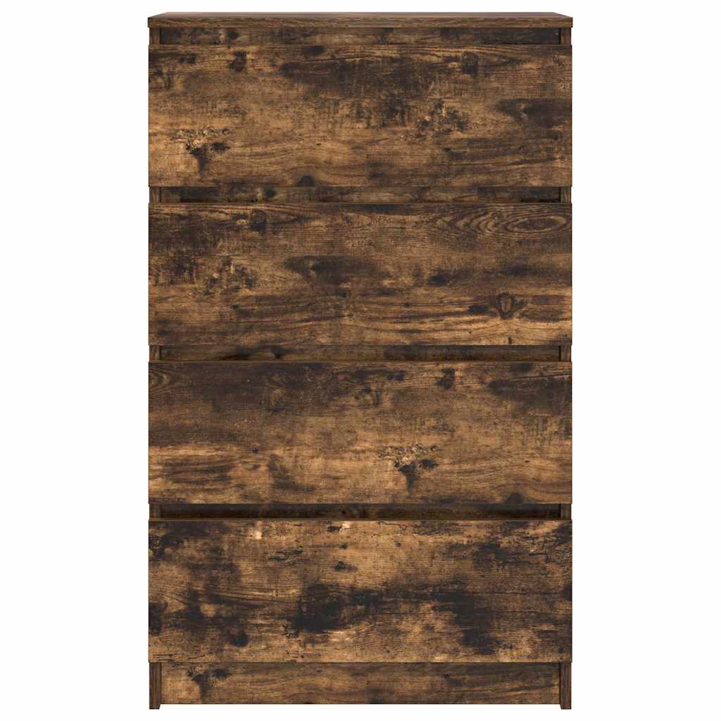 Komoda boja dimljenog hrasta 60x35x98,5 cm konstruirano drvo