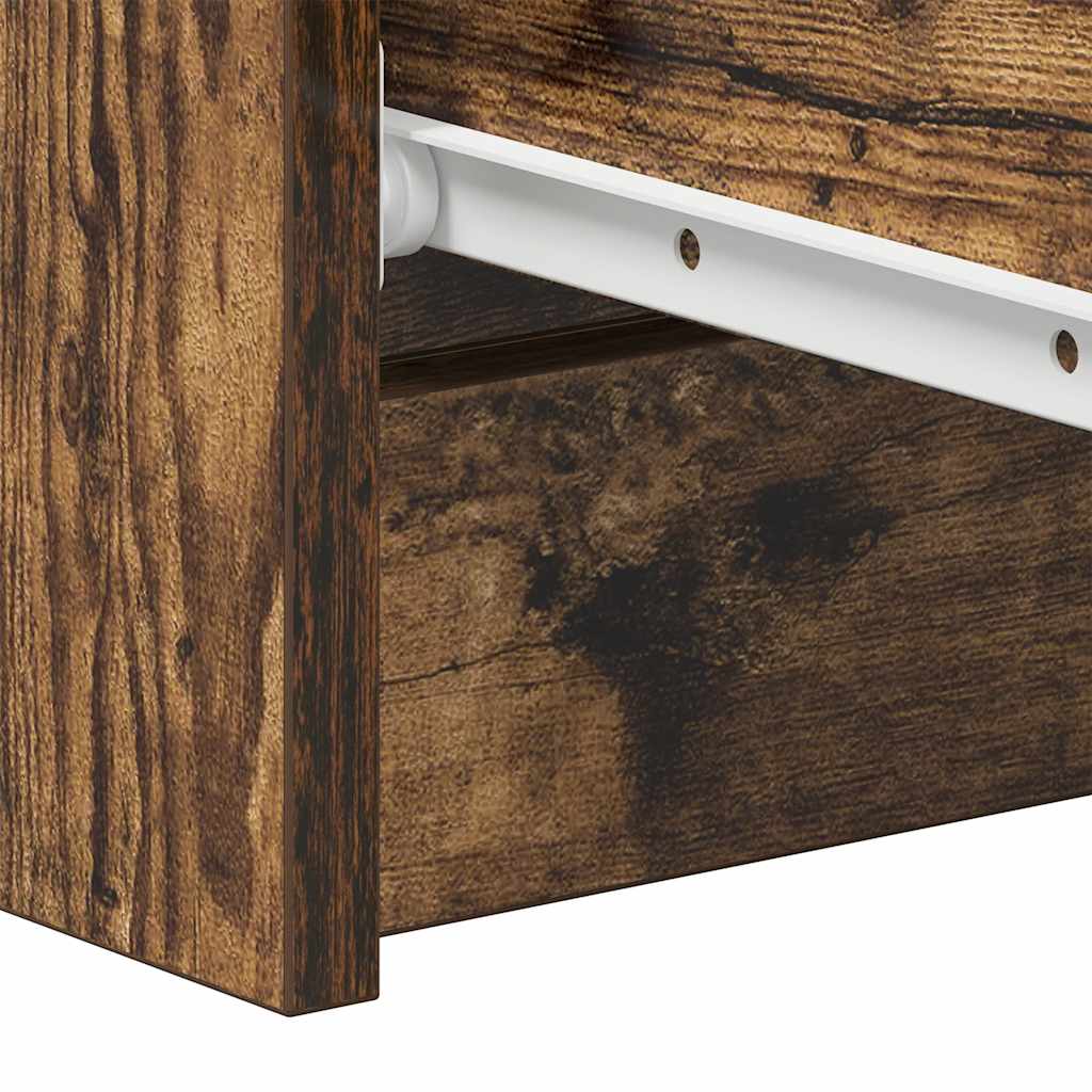 Komoda boja dimljenog hrasta 60x35x98,5 cm konstruirano drvo
