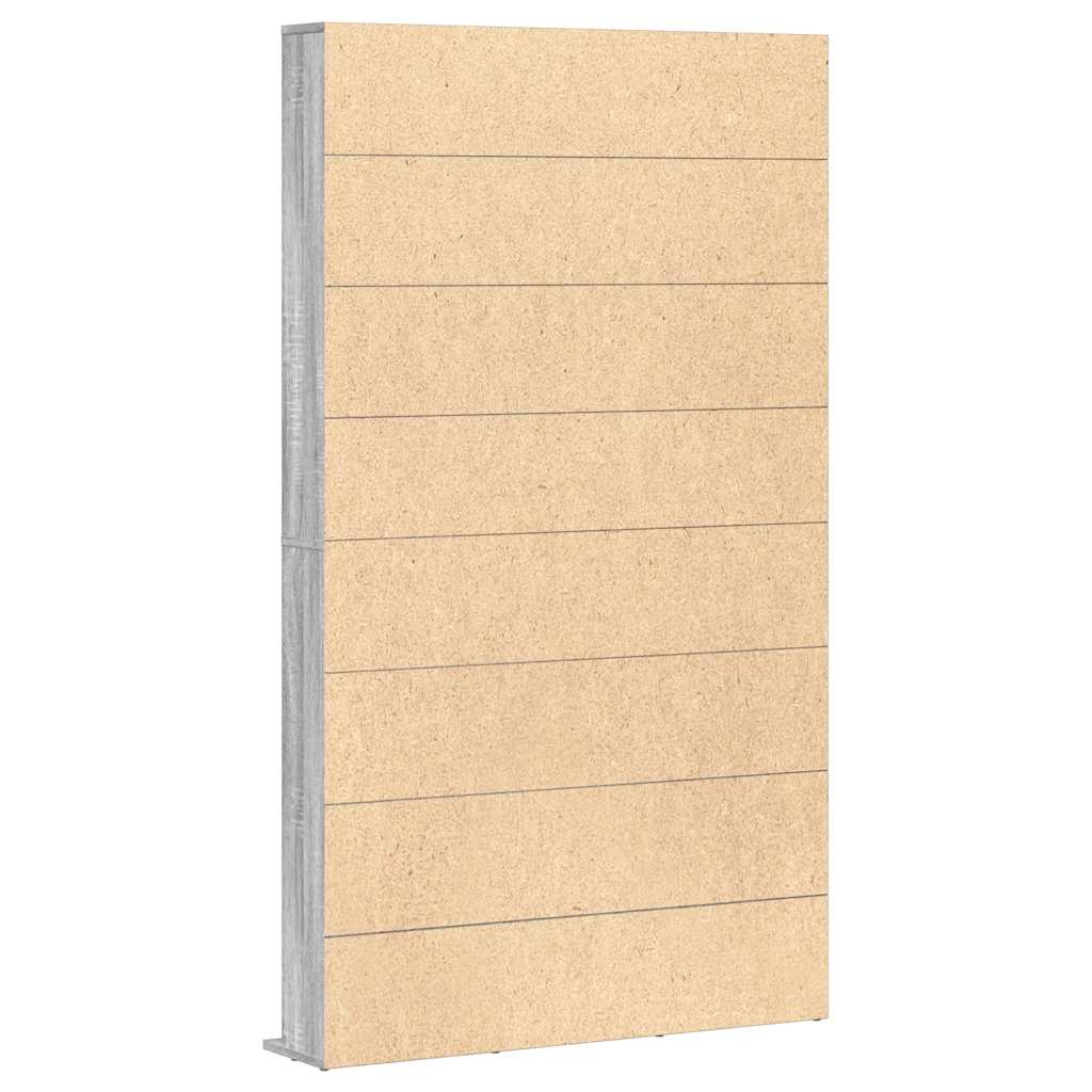 Ormarić za CD-ove sivi hrast 102x23x177,5 cm konstruirano drvo