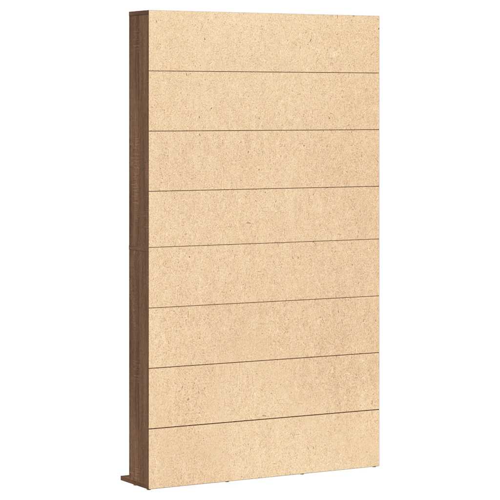 Ormarić za CD-ove smeđi hrast 102x23x177,5 cm konstruirano drvo