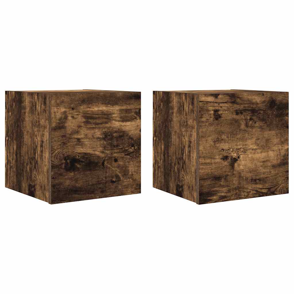 Zidni TV ormarići 2 kom boja dimljenog hrasta 30,5 x 30 x 30 cm