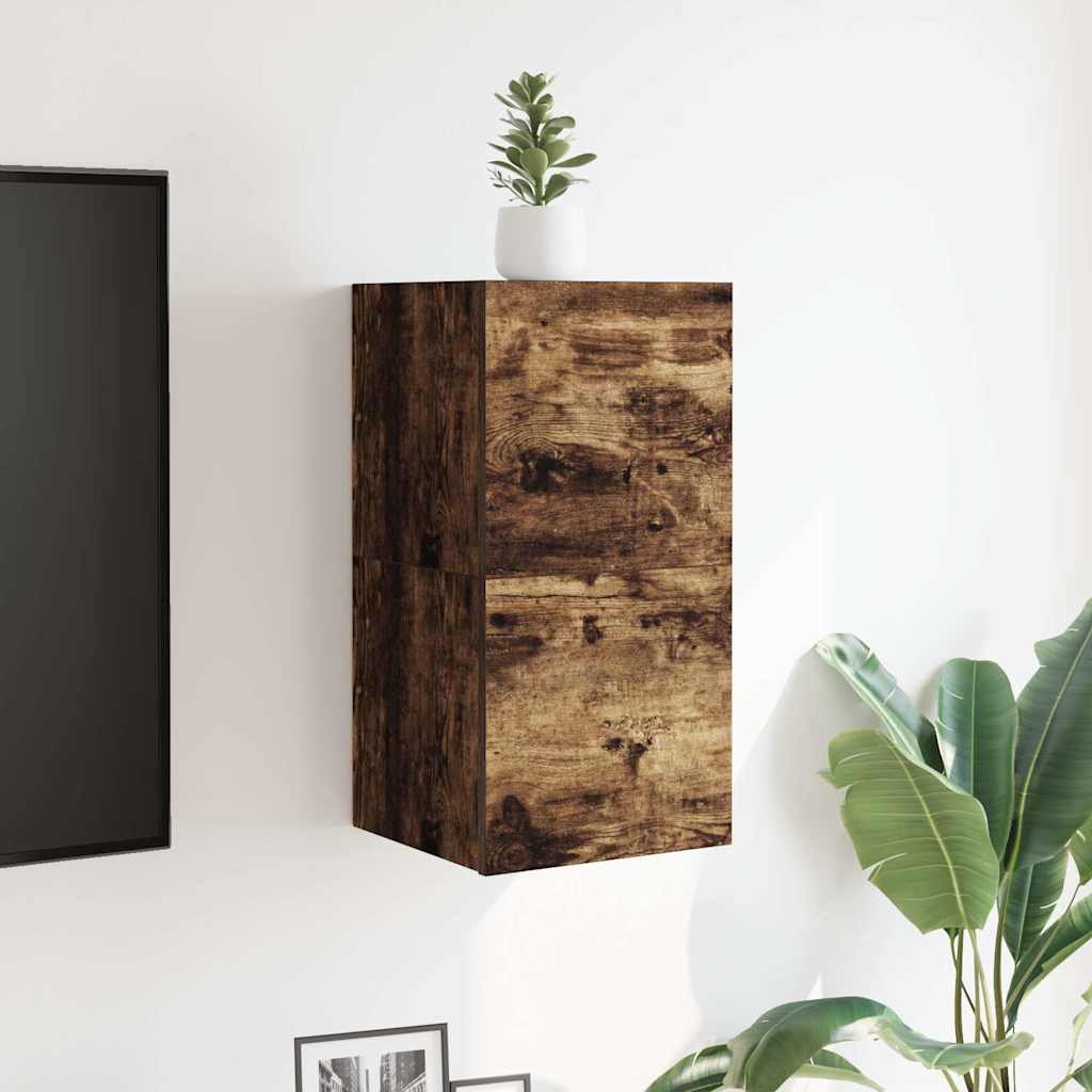 Zidni TV ormarići 2 kom boja dimljenog hrasta 30,5 x 30 x 30 cm
