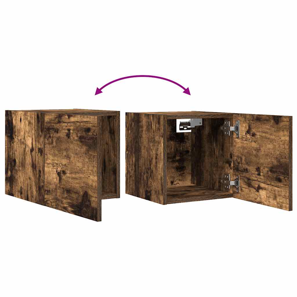 Zidni TV ormarići 2 kom boja dimljenog hrasta 30,5 x 30 x 30 cm