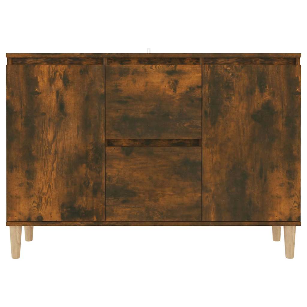 Komoda boja dimljenog hrasta 101x35x70 cm konstruirano drvo