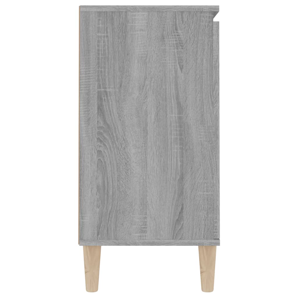 Komoda siva boja hrasta 101x35x70 cm od konstruiranog drva