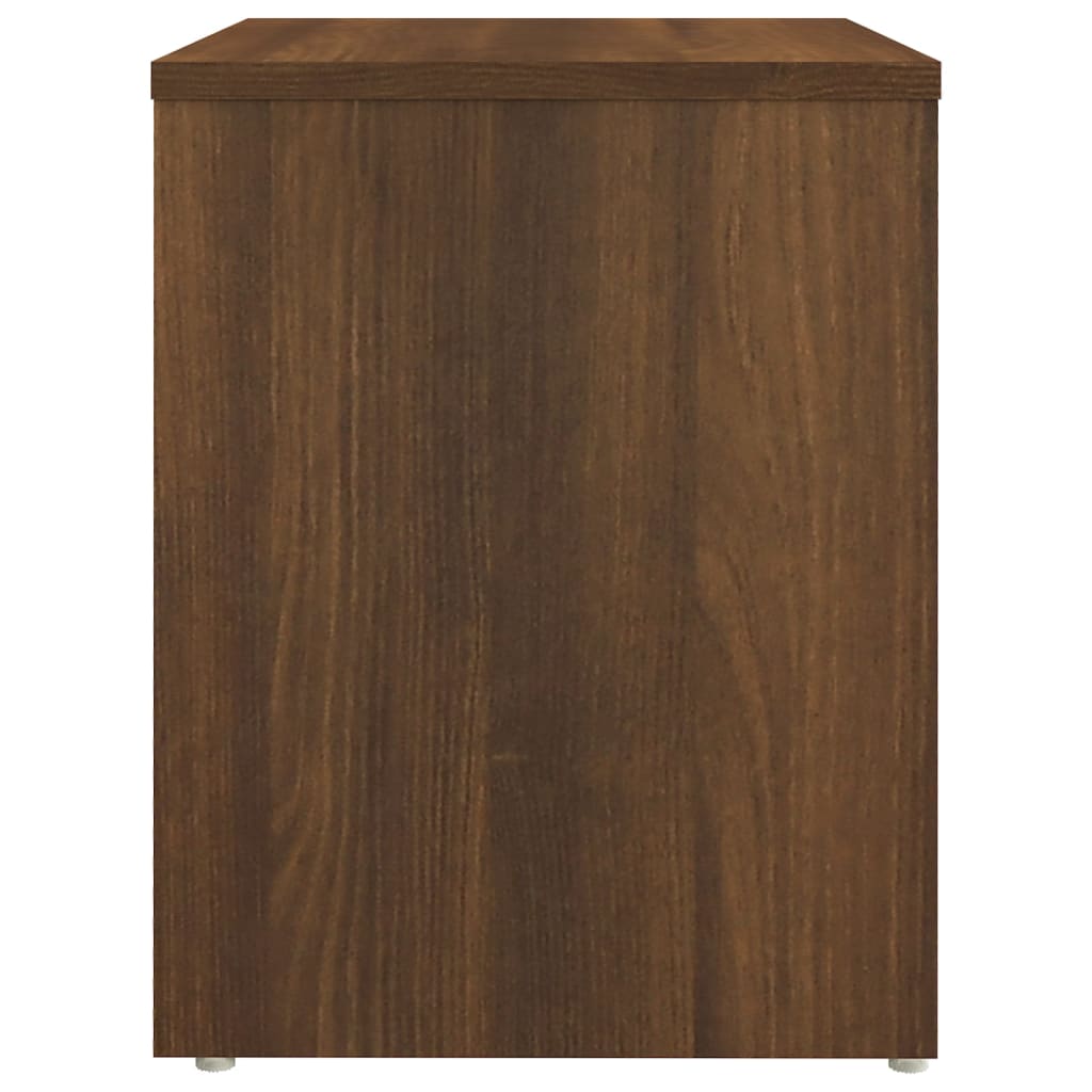 Noćni ormarići 2 kom smeđi hrast 40x30x40 cm konstruirano drvo