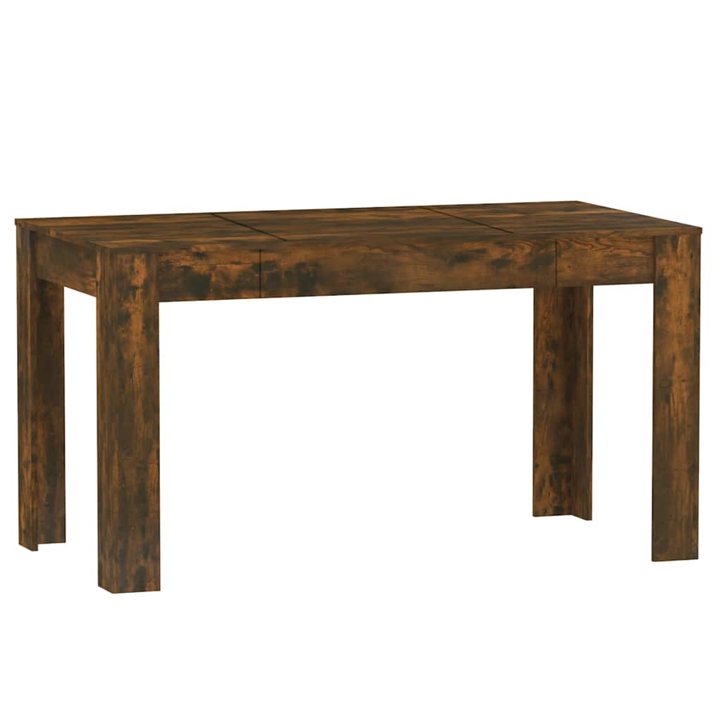 Blagovaonski stol boja dimljenog hrasta 140x74,5x76 cm drveni
