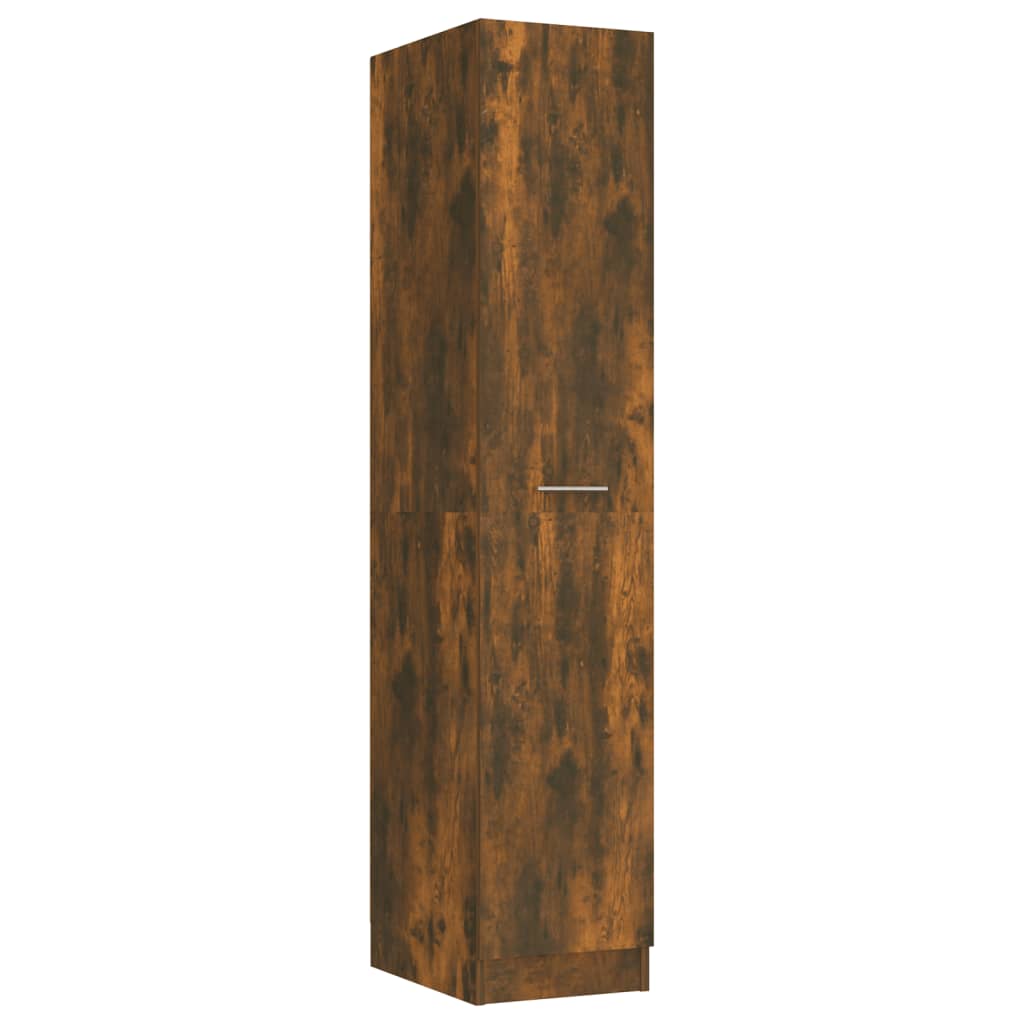 Ormarić za lijekove boja dimljenog hrasta 30x42,5x150 cm drveni