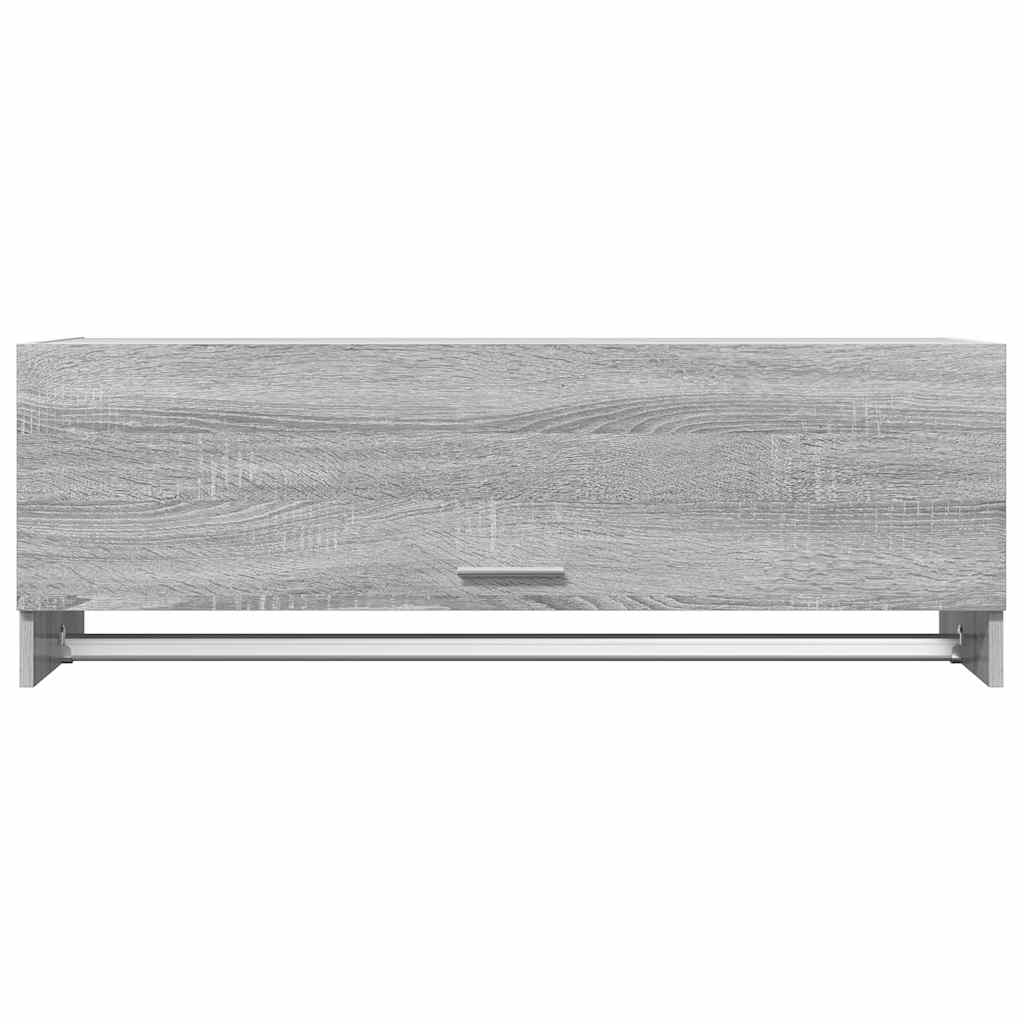Ormar boja sivog hrasta 100x32,5x35 cm konstruirano drvo